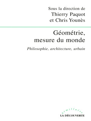 cover image of Géométrie, mesure du monde